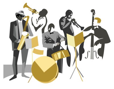 Poster Jazzmuziek en muzikanten