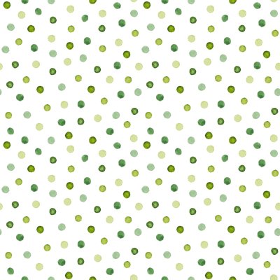 Sticker Aquarel naadloze patroon Stippen hand getrokken. Abstracte achtergrond met cirkels. Vector illustratie