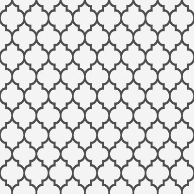 Sticker Naadloos patroon in islamitische stijl. Vector achtergrond