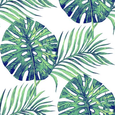 Poster Oerwoud in aquarel