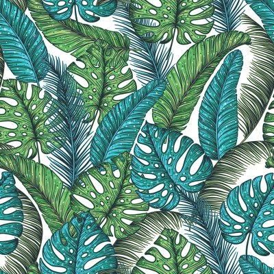 Fotobehang Natuur in groen thema