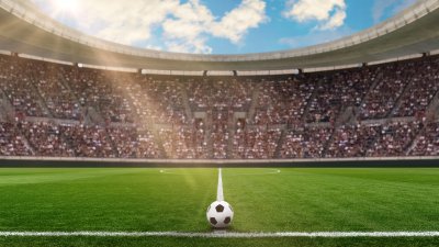 Fotobehang Dag van de wedstrijd