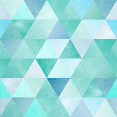 Fotobehang Geometrisch blauw patroon