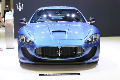 Fotobehang BANGKOK - November 28: Image zoom of Maserati car on display at The Motor Expo 2014 on November 28, 2014 in Bangkok, Thailand.