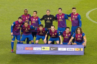 Fotobehang Wedstrijd Barcelona-Real Madrid