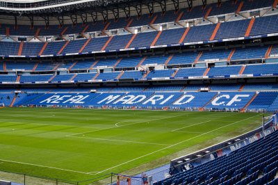 Fotobehang Zicht op de grasmat