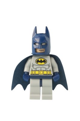 Sticker Superheld Batman-figuur gemaakt van LEGO-stenen