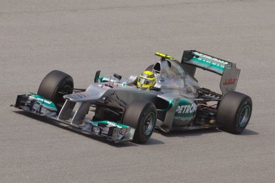 Fotobehang Formule 1 race op het circuit