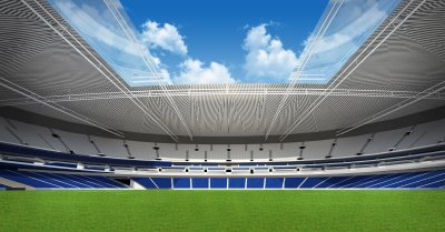 Fotobehang Stadion met open dak