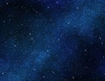 Fotobehang Heldere hemel met sterren