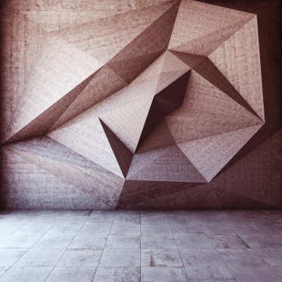 Fotobehang 3D violet