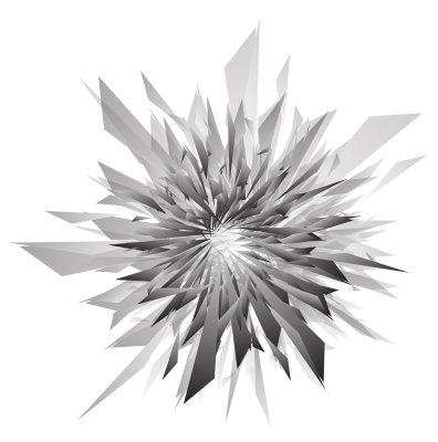 Fotobehang 3D abstracte bloem