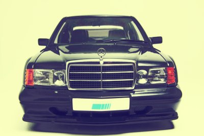 Fotobehang Mercedes 190E Evolution ii diecast car