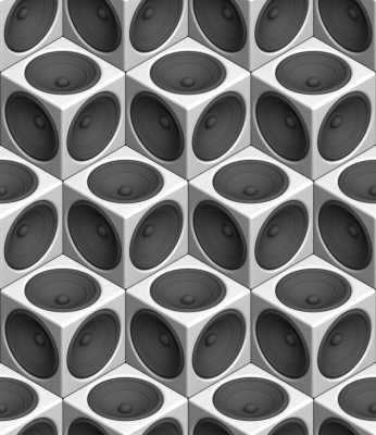 Fotobehang 3D abstractie