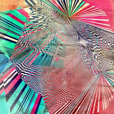 Fotobehang Abstracte lijnen van licht