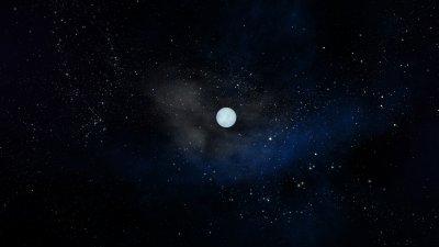 Fotobehang Donkere galaxy