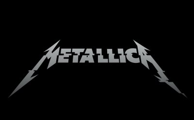 Fotobehang Metallica-bandlogo
